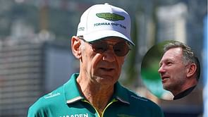 Christian Horner's witty remark on seeing Adrian Newey in Aston Martin overalls