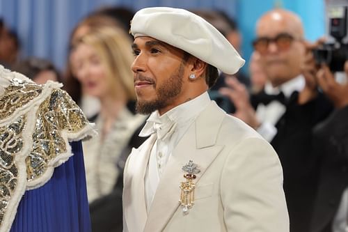  Lewis Hamilton, Met Gala Co-Chair, attends the 2025 Met Gala Celebrating "Superfine: Tailoring Black Style" at the  Metropolitan Museum of Art - Source: Getty