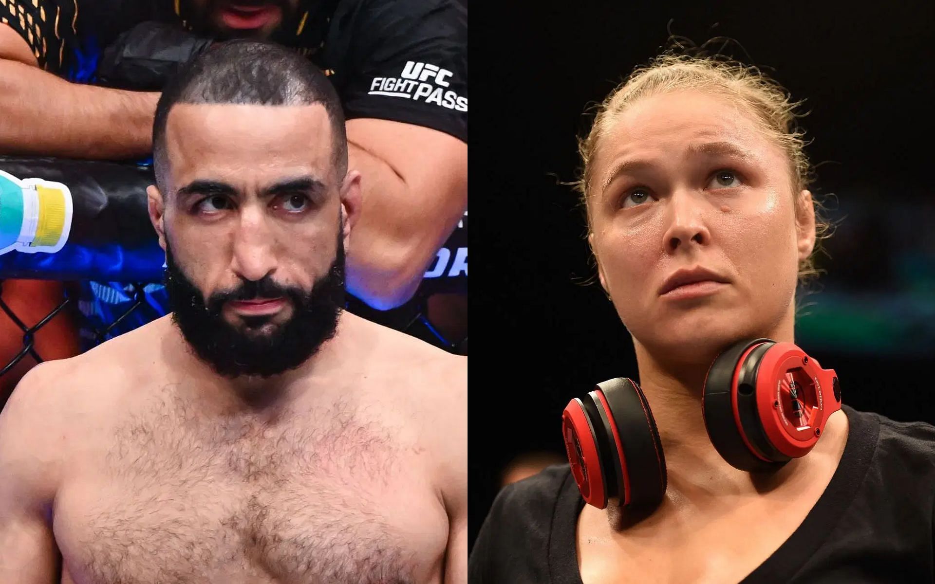 Josh Thomson compares Belal Muhammad (left) to Ronda Rousey (right) after UFC 315 loss. [Images courtesy: Getty Images]