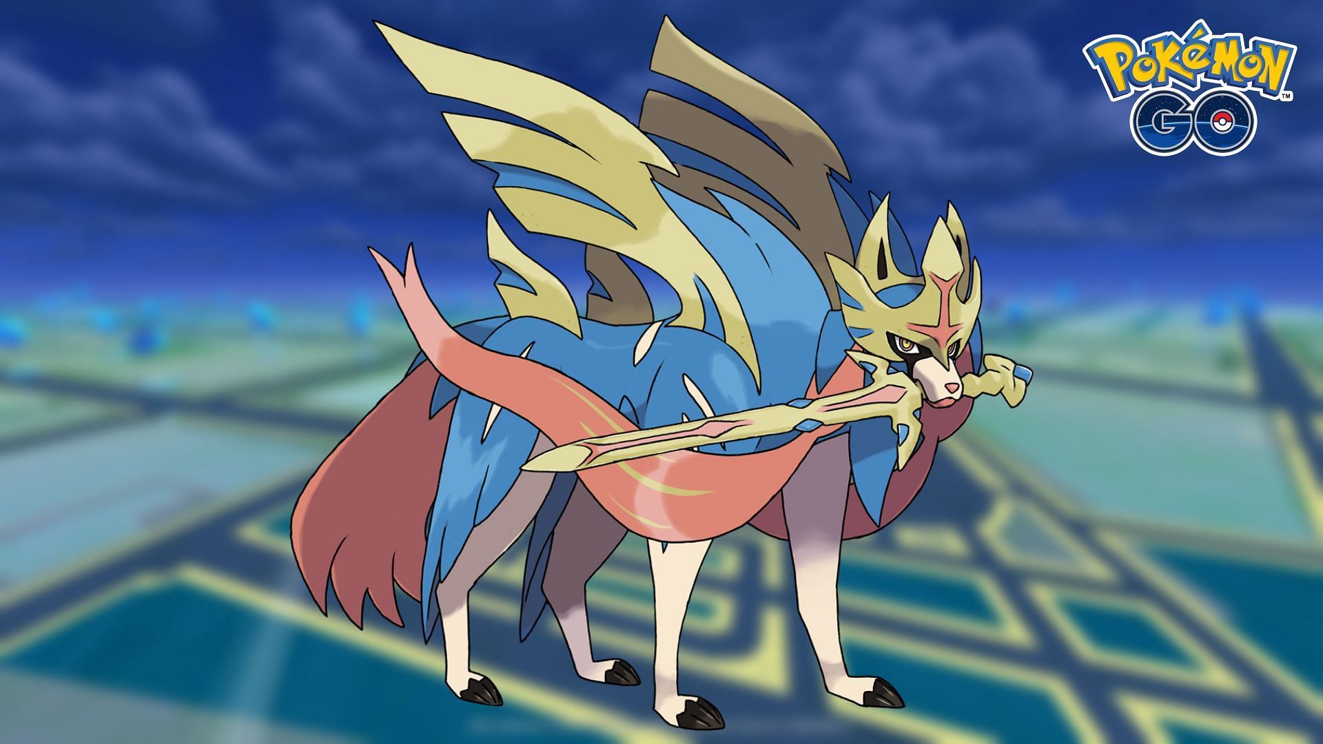 Crowned Sword Zacian in Pokemon GO (Image via TPC)
