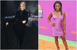 Legally Blonde star Selma Blair "falls at" Jonathan Owens' wife Simone Biles' "feet" at Kentucky Derby