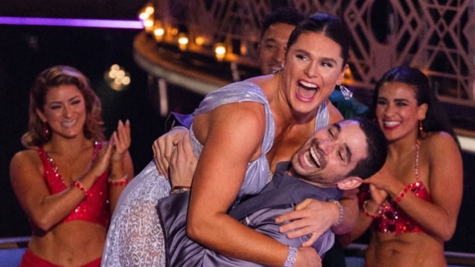 Ilona Maher and Alan Bersten at Dancing with the Stars Season 33 [Image Source: Instagram/@alanbersten]