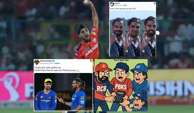 "Credit khud chal ke aata hai Thala ke paas"- Top 10 funny memes after DC's victory vs PBKS in IPL 2025 ahead of playoffs