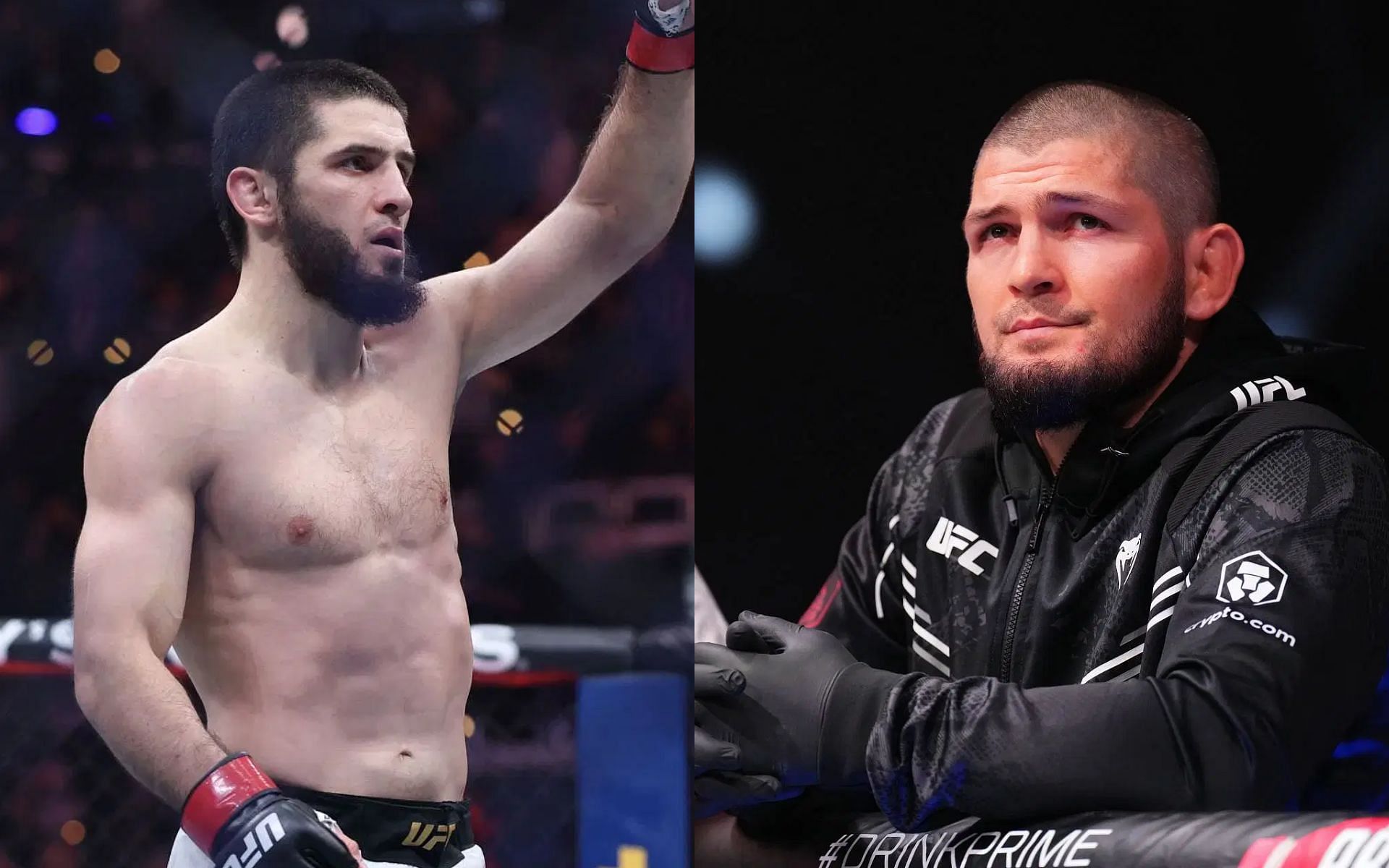 Islam Makhachev reacts to Khabib Nurmagomedov