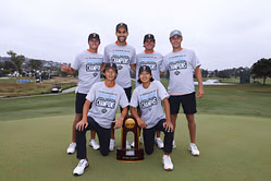 Oklahoma State University clinch their 12th men's NCAA Division 1 golf title by beating Virginia at Omni La Costa