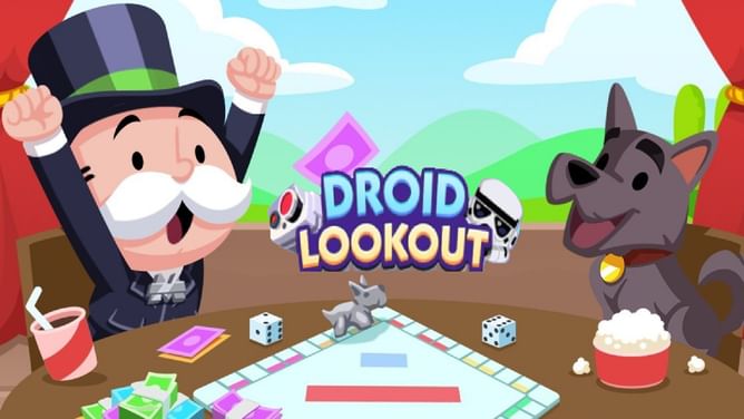 Monopoly Go Droid Lookout tournament: Schedule and rewards