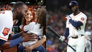 Yordan Alvarez's wife Monica shares heartfelt post about Astros superstar's hair loss