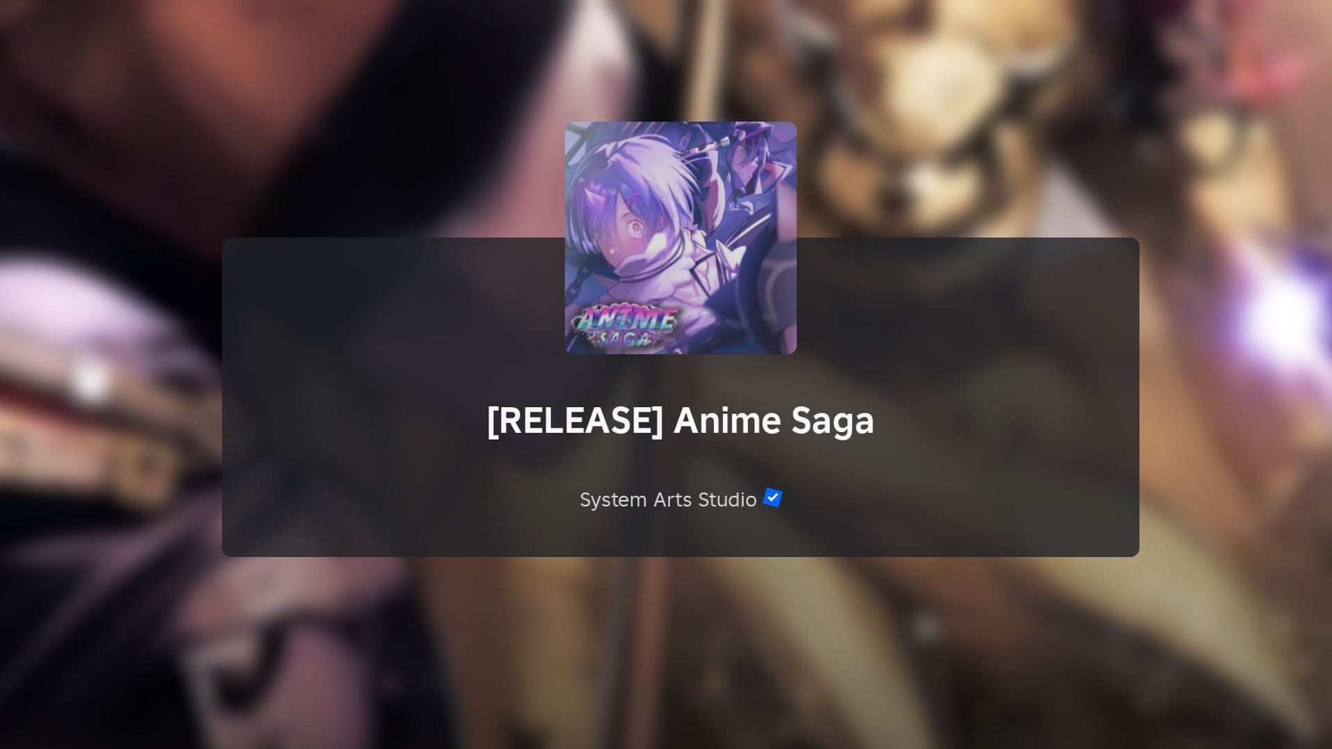 Anime Saga loading screen