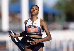 Olympic gold medalist Masai Russell shares heartbreaking update about her next appearance and possible clash with Sydney McLaughlin-Levrone