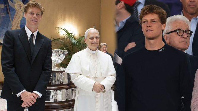 Whirlwind 24 hours for Jannik Sinner: From meeting Pope Leo XIV to soccer final on Italian Open off day
