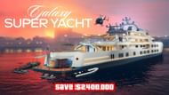 A promotional picture of the discounted Super Yacht (Image via Rockstar Games)