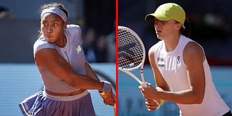 Fans brutally troll WTA photographer for defending Iga Swiatek after crushing loss to Coco Gauff at Madrid Open