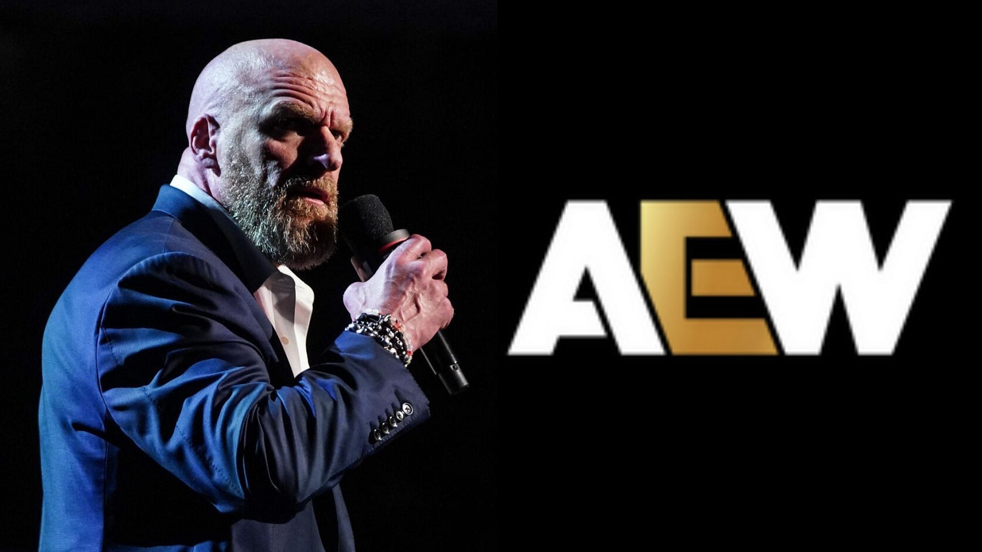 The Game Triple H (Images via WWE and AEW