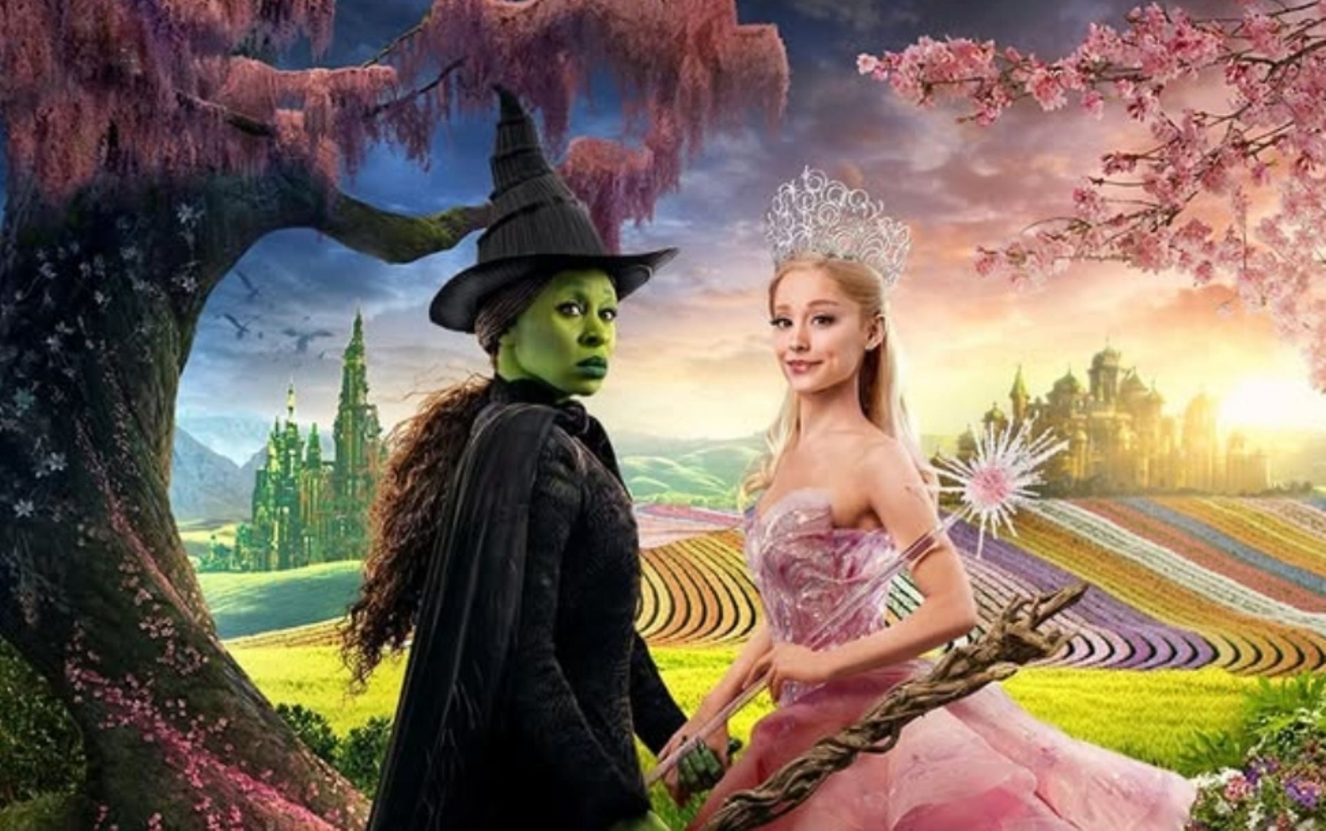 Wicked partial poster (Image via Instagram/@wickedmovie)