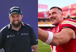 $60M NFL star hilariously reacts to Shane Lowry's Travis Kelce-inspired Halloween look