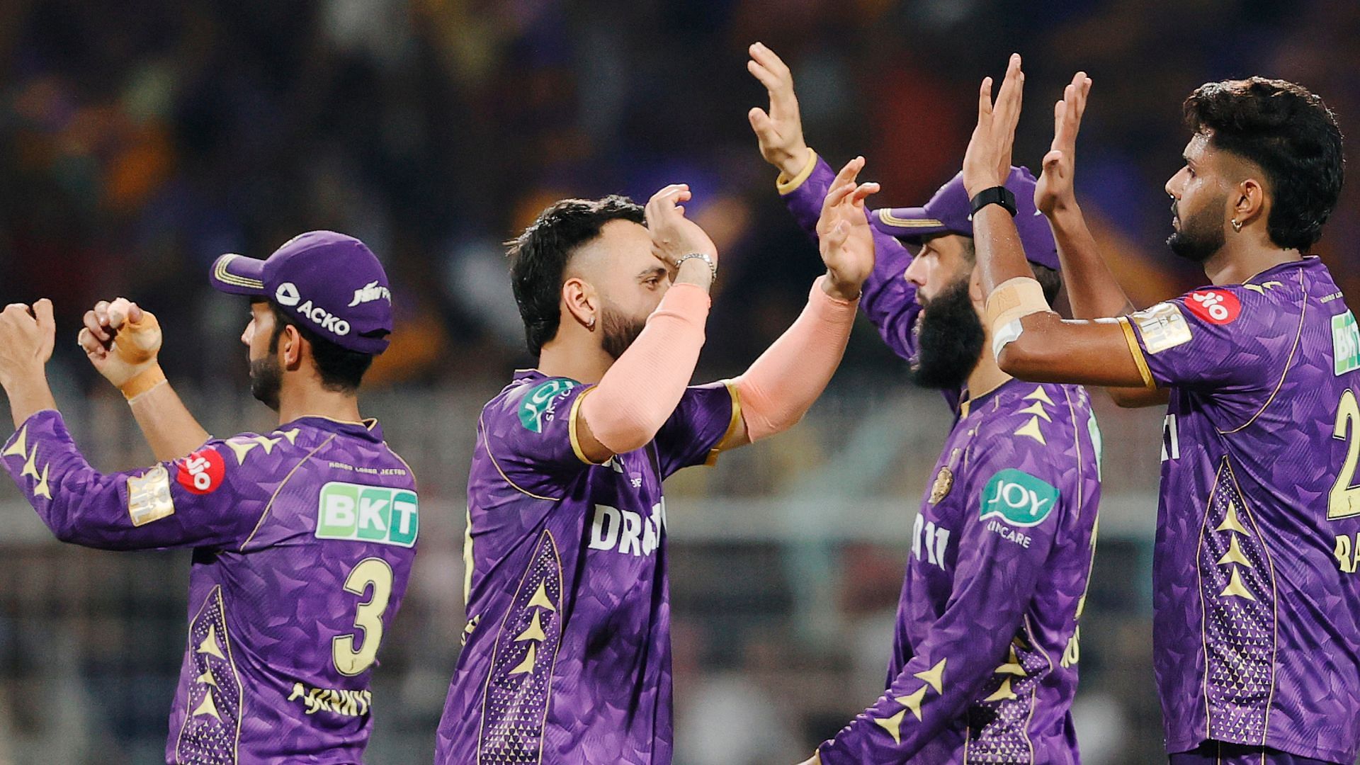 KKR secured a thrilling victory over RR (Image via IPL on X)