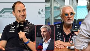 Damon Hill drops a one-word reaction to Alpine's Flavio Briatore's comments about Ollie Oakes' departure from the team