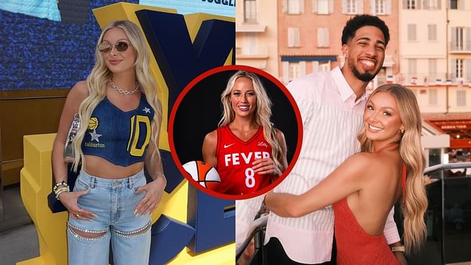 "MAMIII" - Sophie Cunningham awed by Tyrese Haliburton's gf Jade Jones' Pacers-inspired outfit