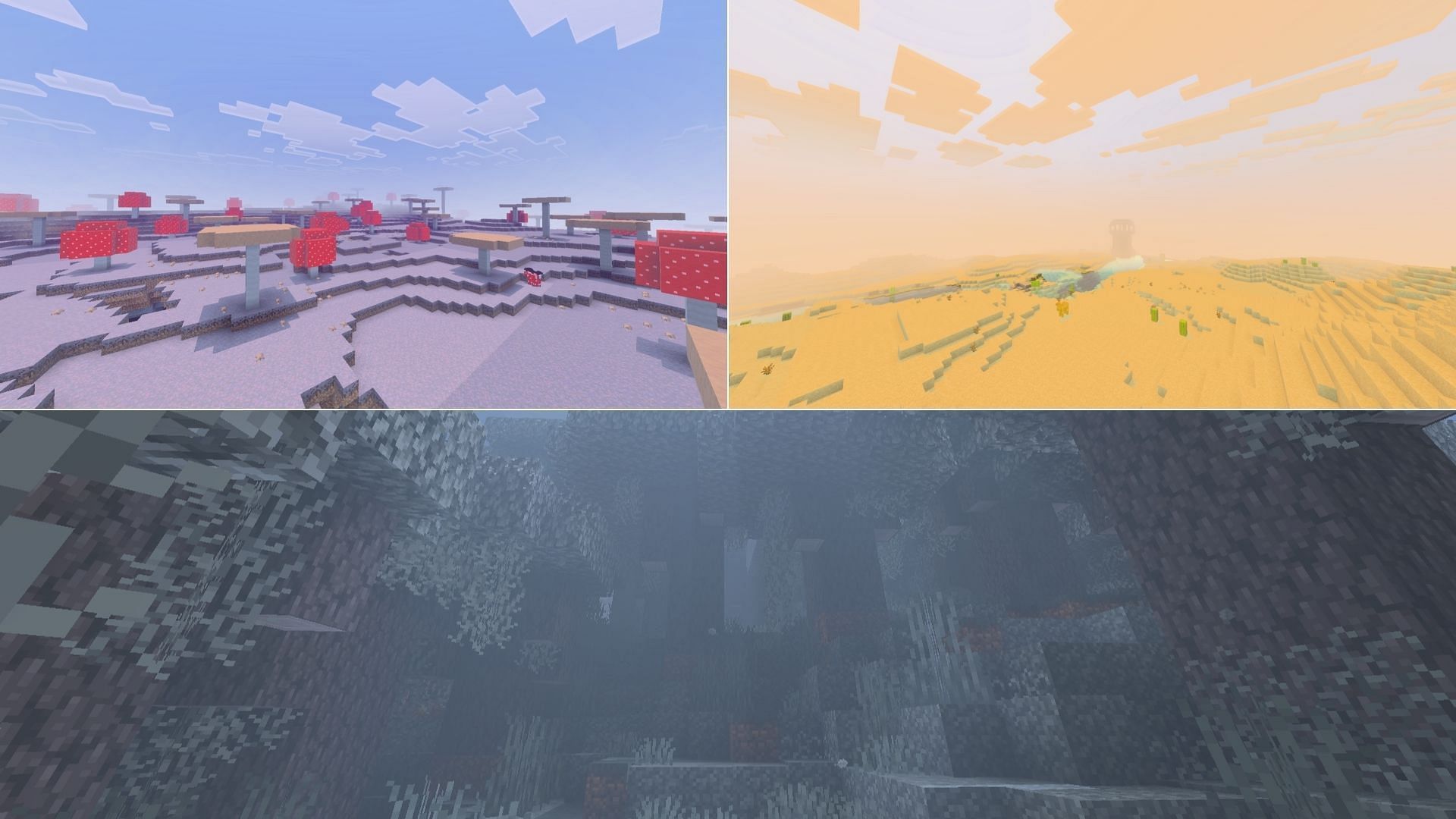 The Minecraft Vibrant Visuals fog update has made biomes like the pale garden more eerie (Image via Sportskeeda Gaming || Mojang Studios)