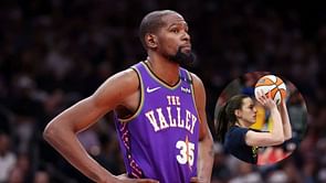 "You’re gonna go team up with Caitlin Clark next right?" - Fans react to Kevin Durant’s excitement over WNBA tip-off night