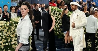 WATCH: Anne Hathaway blushes after confessing she was ‘looking forward’ to meeting Lewis Hamilton at Met Gala