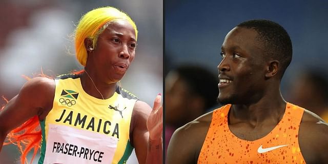 Shelly-Ann Fraser Pryce and Letsile Tebogo will compete at Doha Diamond League. PHOTO: Getty