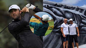 Ex-LIV Golf CEO Greg Norman's son plays golf with popular influencer who has collaborated with Scottie Scheffler