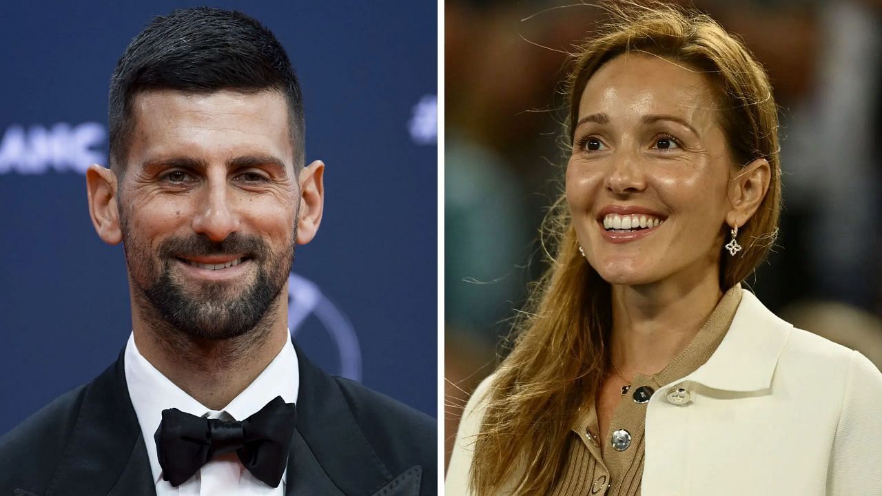 Novak Djokovic wife Jelena Lacoste