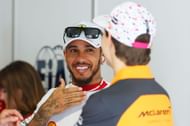Lewis Hamilton and Oscar Piastri at the F1 Grand Prix of Miami - Source: Getty