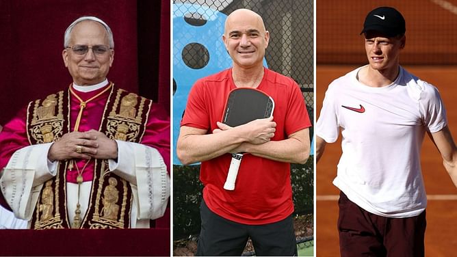 Pope Leo XIV picks Andre Agassi & jokes about not wanting Jannik Sinner as opponent for charity showdown