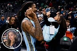 Ja Morant's ex KK Dixon mourns death of her dad with emotional tribute, attends ceremony with their daughter Kaari