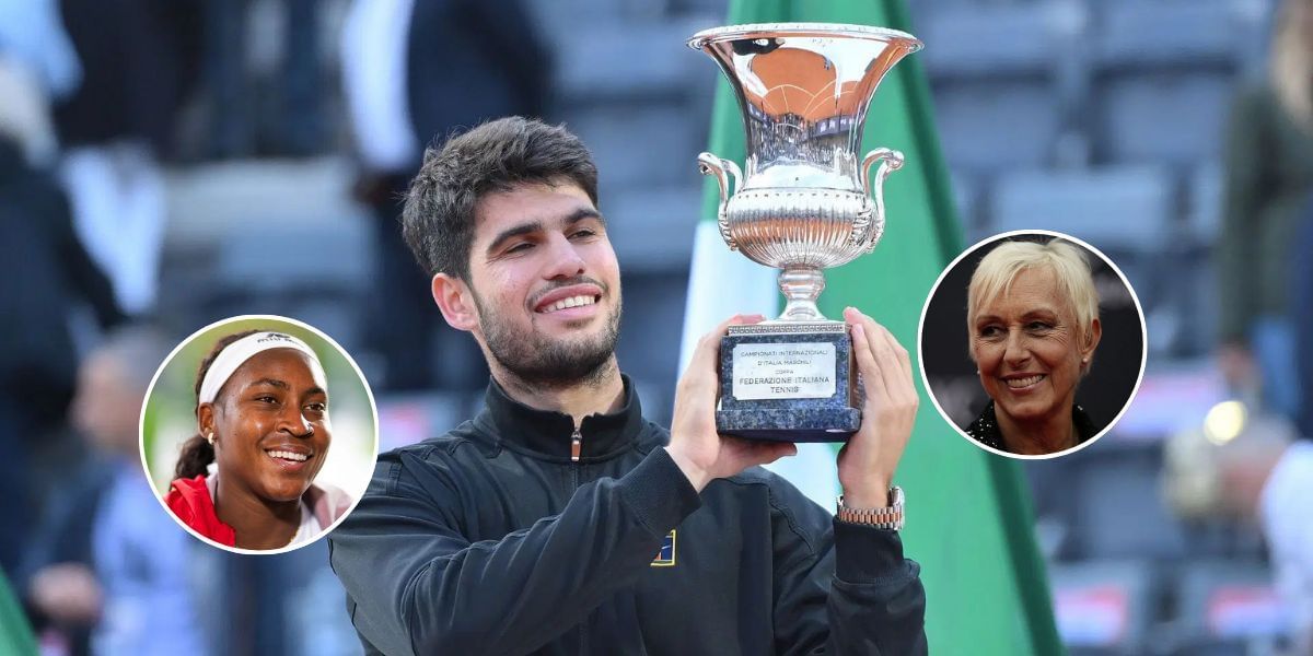 Coco Gauff, Martina Navratilova &amp; others congratulate Carlos Alcaraz after Spaniard wins Italian Open 2025 | Image Source: Getty