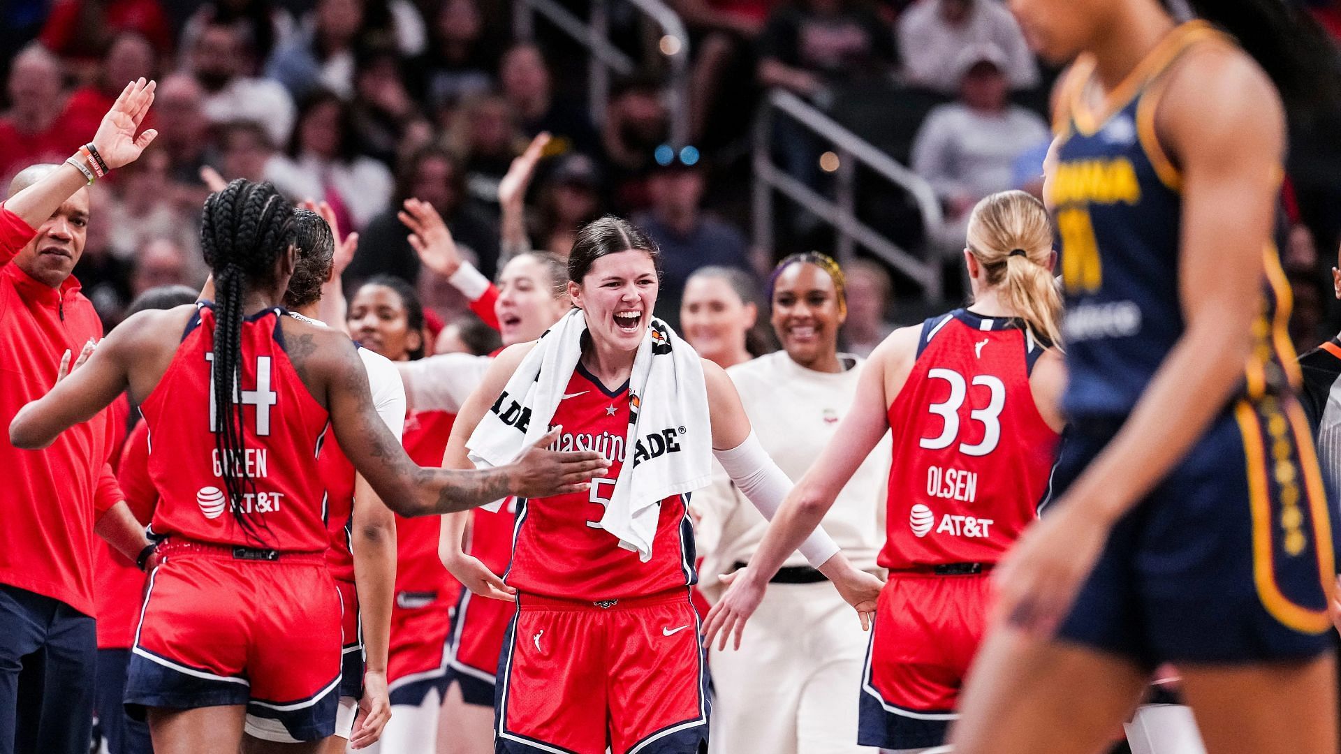 WNBA fans thrash Mystics players for unsportsmanlike conduct with Fever after defeat. (Photo: IMAGN)