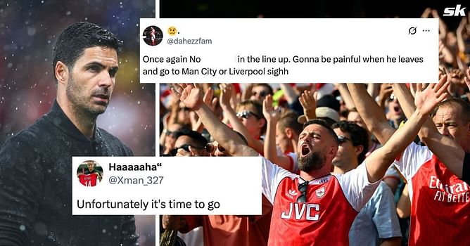 “Unfortunately it’s time to go”, “Gonna be painful when he leaves” - Arsenal fans furious with attacker not being part of line-up to face Bournemouth