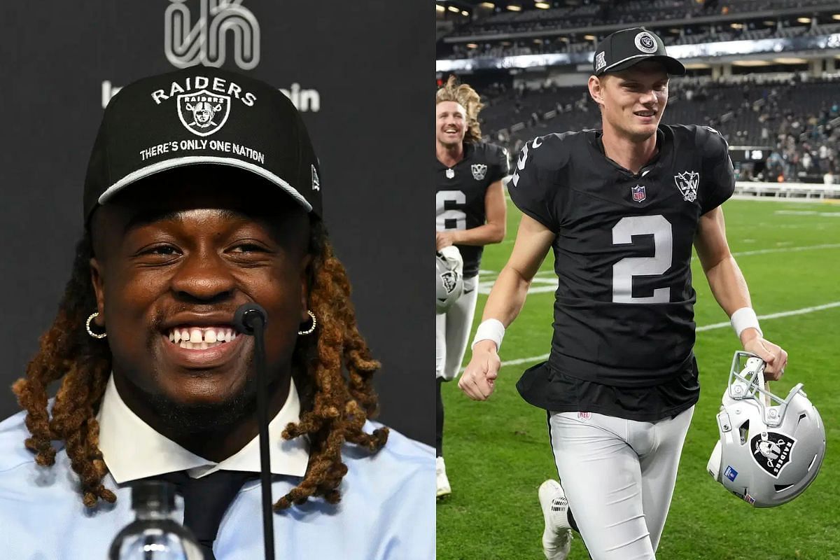 Raiders rookie RB Ashton Jeanty dishes on insane price he paid to pry jersey No. 2 from veteran Daniel Carlson (Image Credits - IMAGN)