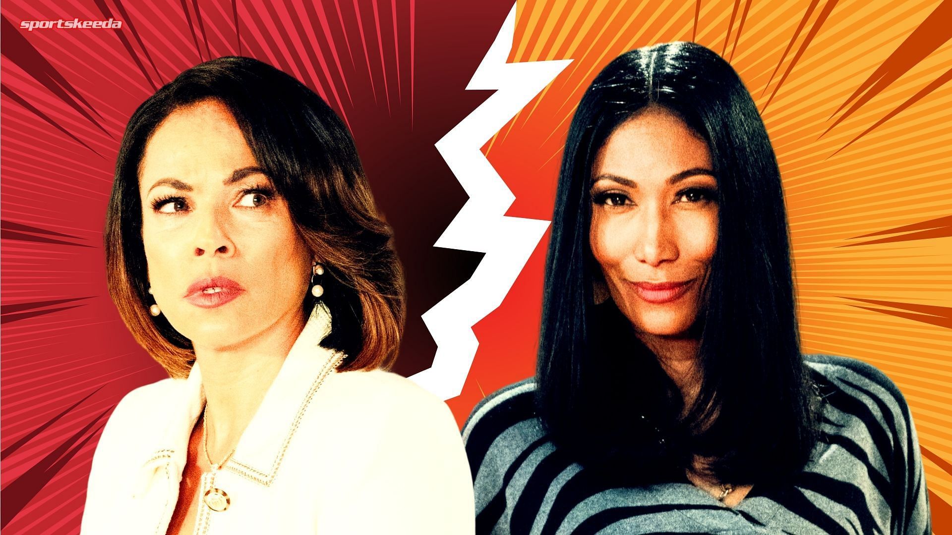 Leslie and Nicole on Beyond the Gates (Custom edit by Sportskeeda, Original Image [CBS])