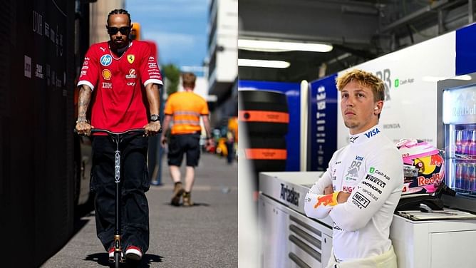 Liam Lawson's race engineer chastises Lewis Hamilton during the F1 Monaco GP FP1