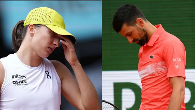 Iga Swiatek compared to Novak Djokovic by Serena Williams' ex-coach Rennae Stubbs as duo both struggle with form