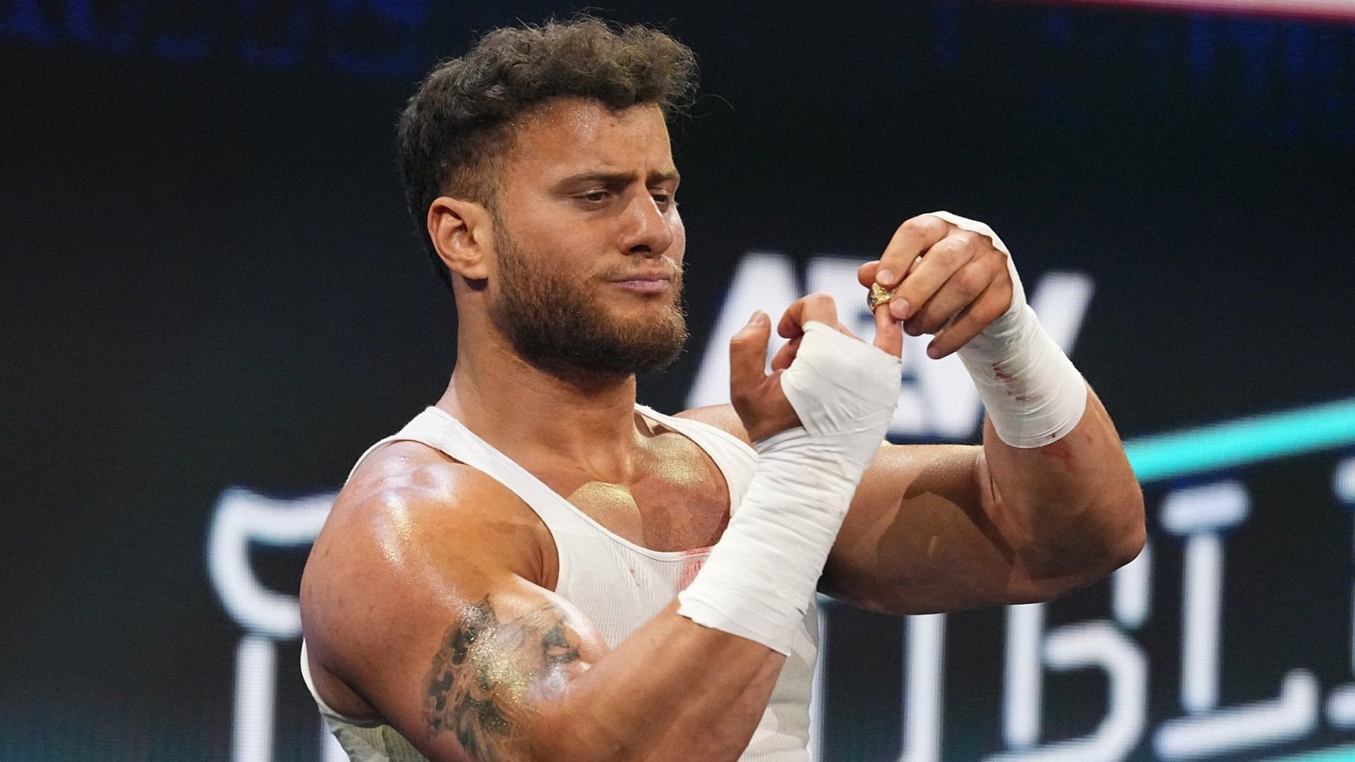 MJF prepares for a fight on AEW Dynamite