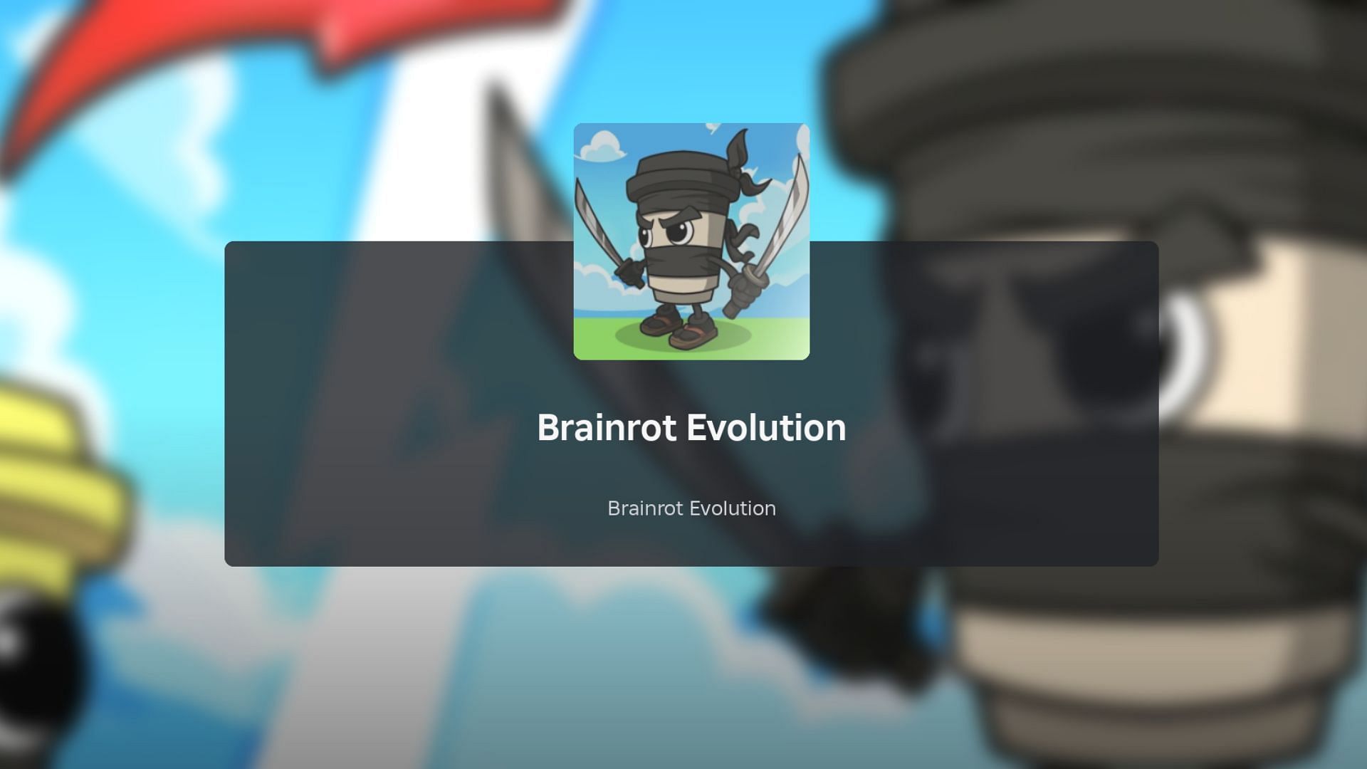 Brainrot Evolution loading screen