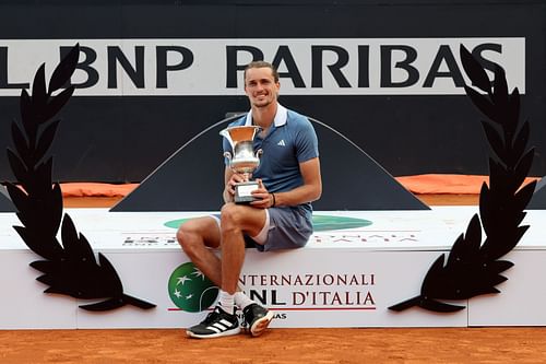 Alexander Zverev lifted the trophy at the 2024 edition. (Source: Getty)
