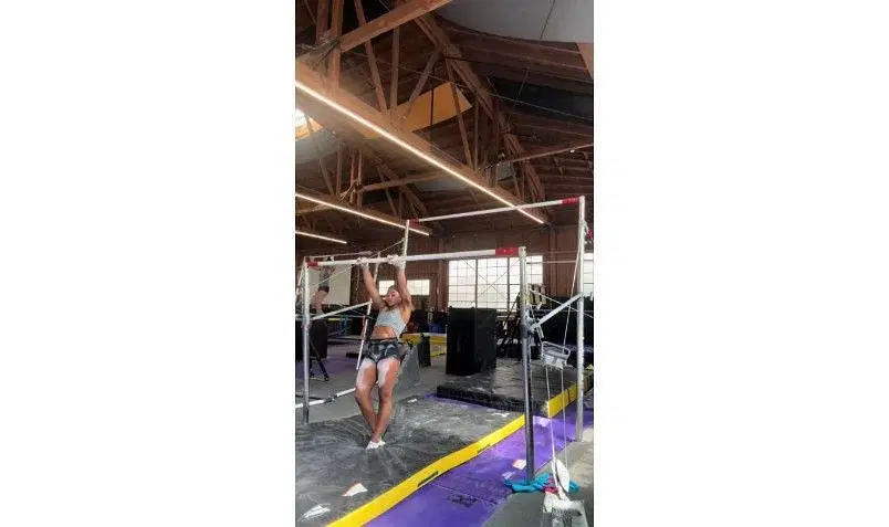 Screenshot of Jordan Chiles&#039; TikTok post | Source: TikTok/@jordanchiles