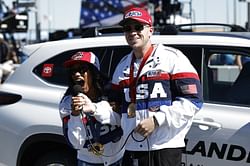 "Worst part" - Tara Davis-Woodhall and Hunter Woodhall reveal challenging part of traveling as professional athletes