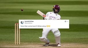 "What a story" - Fans react as Karun Nair makes India comeback after 8 years for ENG vs IND 2025 Test series