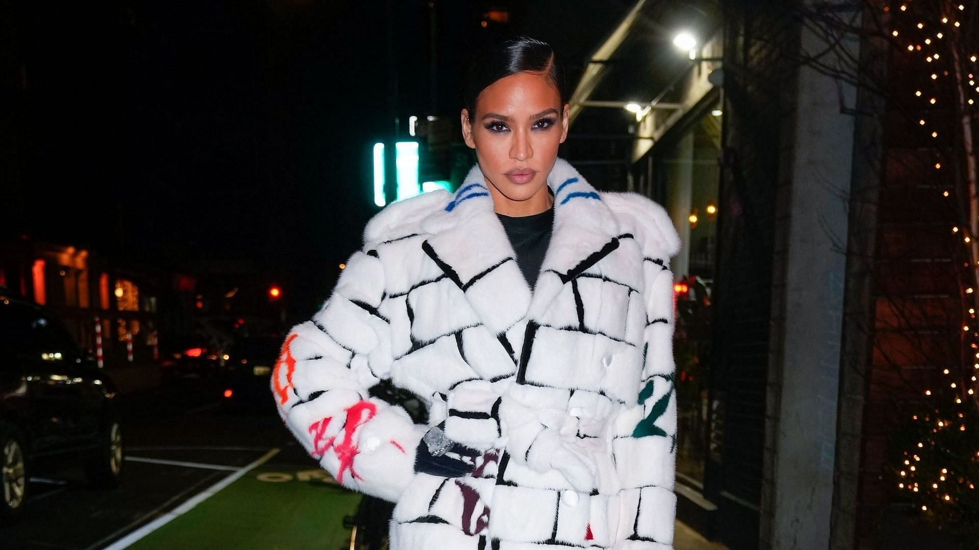 Cassie, wearing Romeo Hunte, out and about on December 15, 2022, in New York City. (Image via Getty/Gotham)