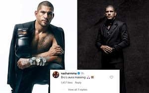 Alex Pereira sends MMA fans into a frenzy with GQ Brazil photoshoot: "Bro's aura maxxing"