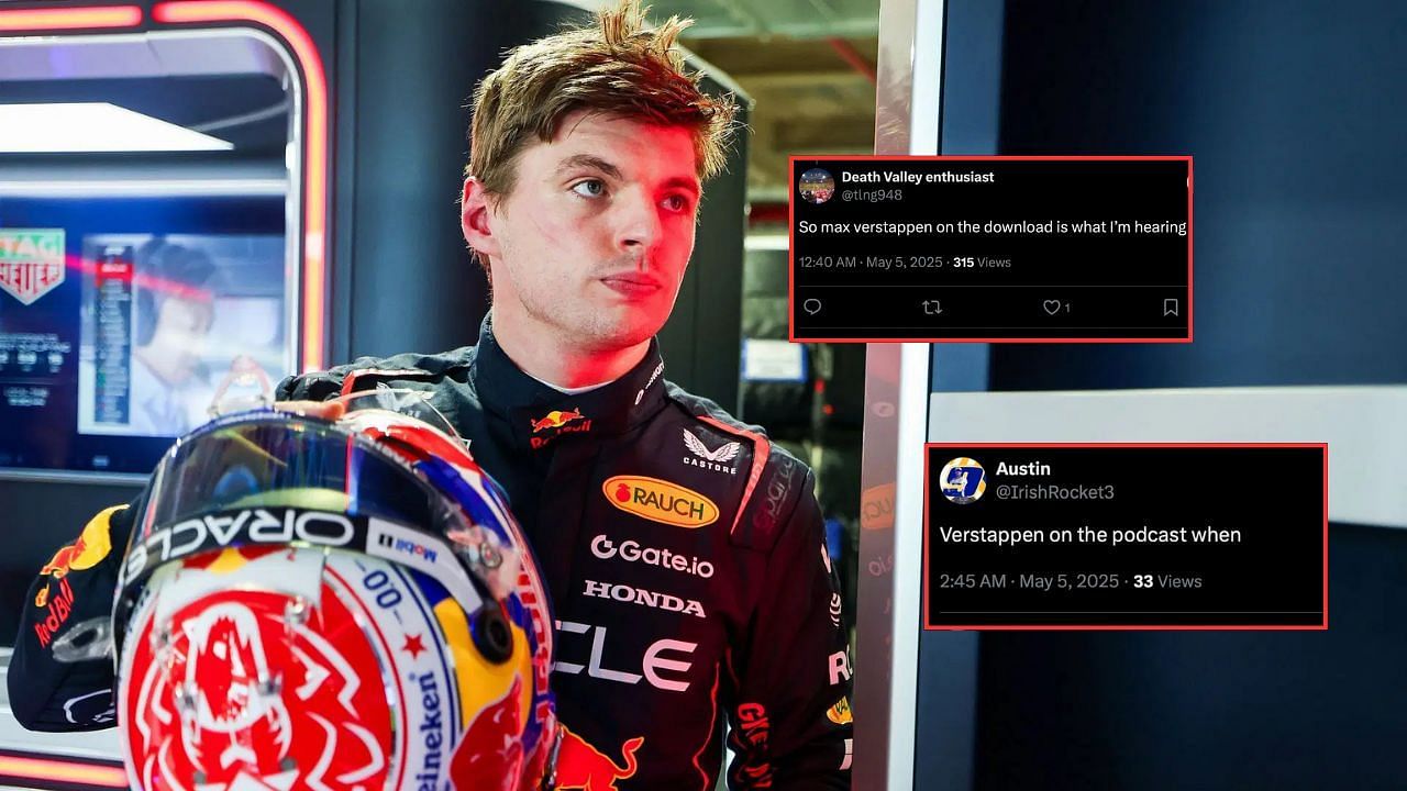 Max Verstappen and Dale Earnhardt Jr. fan reaction