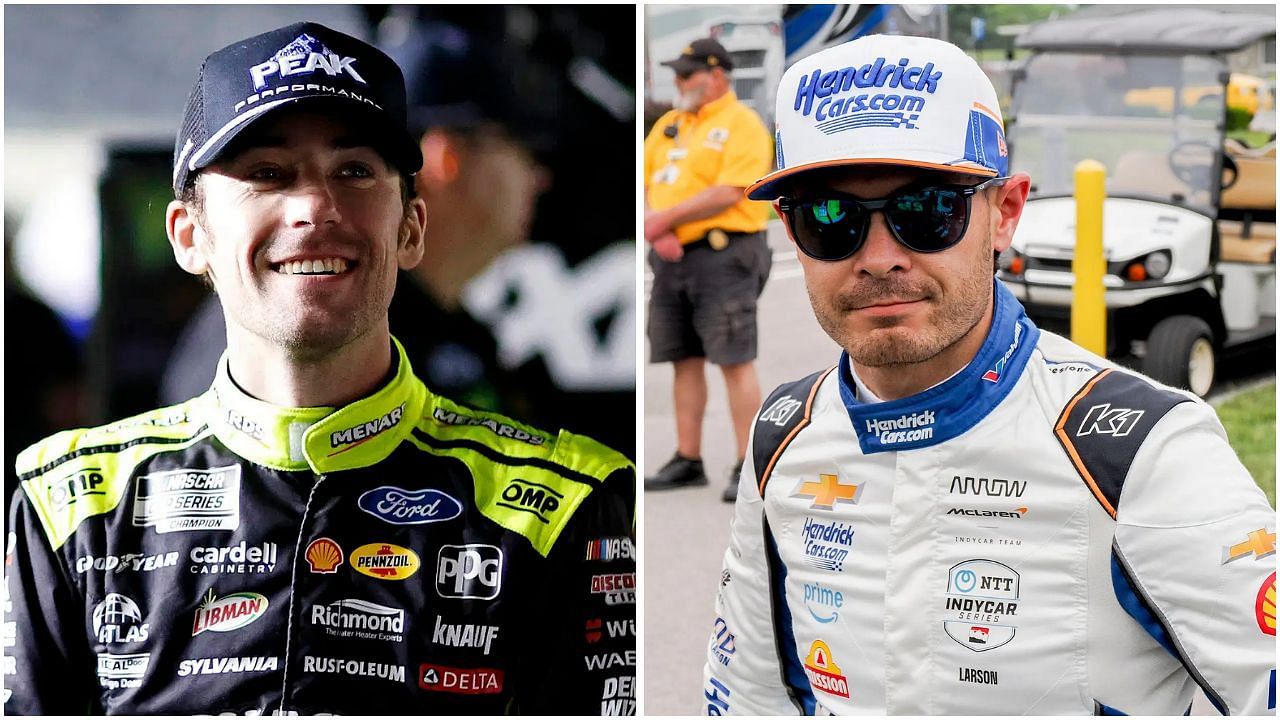 Ryan Blaney and Kyle Larson