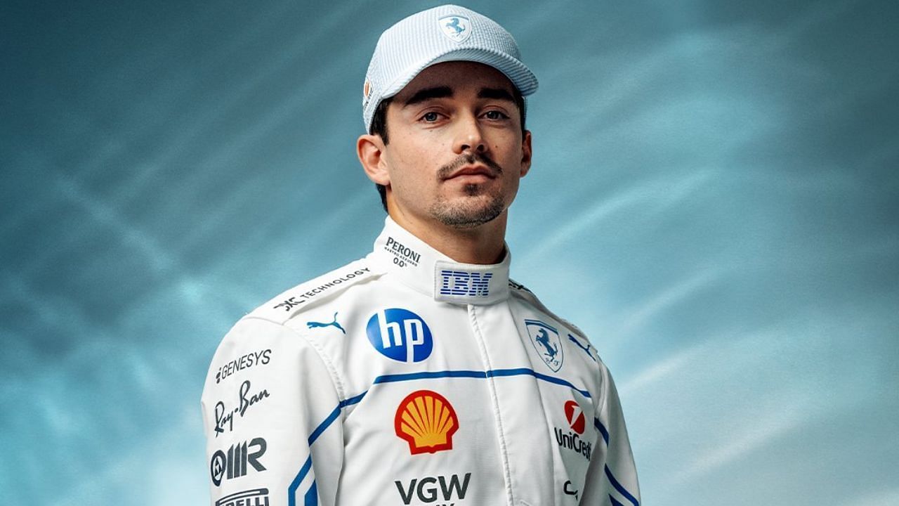 Ferrari driver Charles Leclerc [Image Source: @ScuderiaFerrari/X]