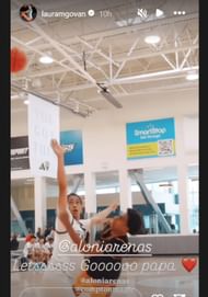 Laura Govan shares Aloni Arenas' highlights for Compton Magic (Source: Instagram/lauramgovan)